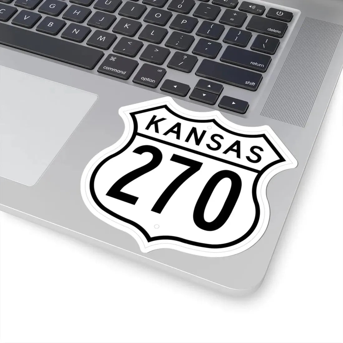 US 270 Kansas 1962 (Kansas) (Road Sign) STICKER Vinyl Kiss-Cut Decal - The Sticker Space