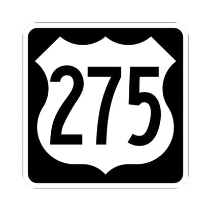 US 275 IA (Iowa) (Road Sign) STICKER Vinyl Kiss-Cut Decal 2 Inch White - The Sticker Space