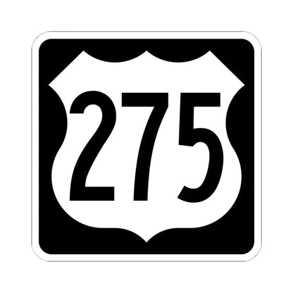 US 275 IA (Iowa) (Road Sign) STICKER Vinyl Kiss-Cut Decal 6 Inch White - The Sticker Space