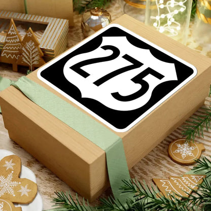 US 275 IA (Iowa) (Road Sign) STICKER Vinyl Kiss-Cut Decal - The Sticker Space