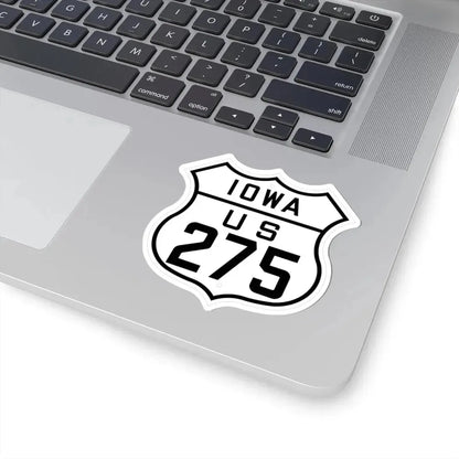 US 275 Iowa 1926 (Iowa) (Road Sign) STICKER Vinyl Kiss-Cut Decal - The Sticker Space