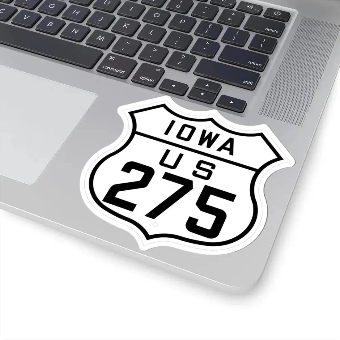 US 275 Iowa 1926 (Iowa) (Road Sign) STICKER Vinyl Kiss-Cut Decal - The Sticker Space