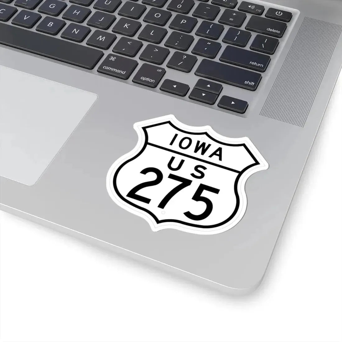 US 275 Iowa 1948 (Iowa) (Road Sign) STICKER Vinyl Kiss-Cut Decal - The Sticker Space