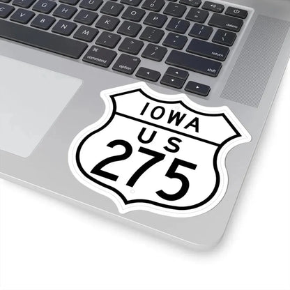 US 275 Iowa 1948 (Iowa) (Road Sign) STICKER Vinyl Kiss-Cut Decal - The Sticker Space