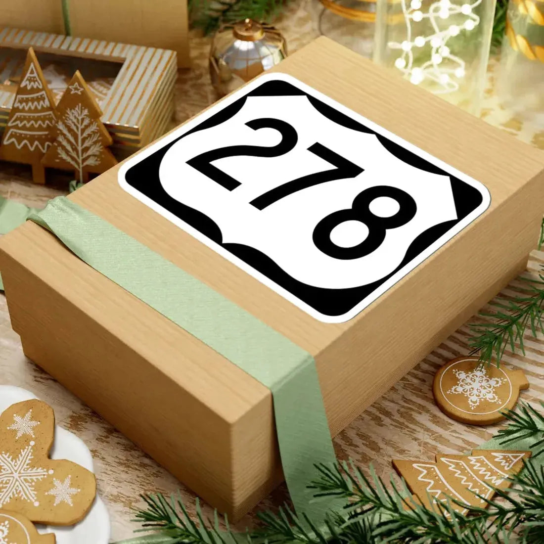 US 278 AR (Arkansas) (Road Sign) STICKER Vinyl Kiss-Cut Decal - The Sticker Space