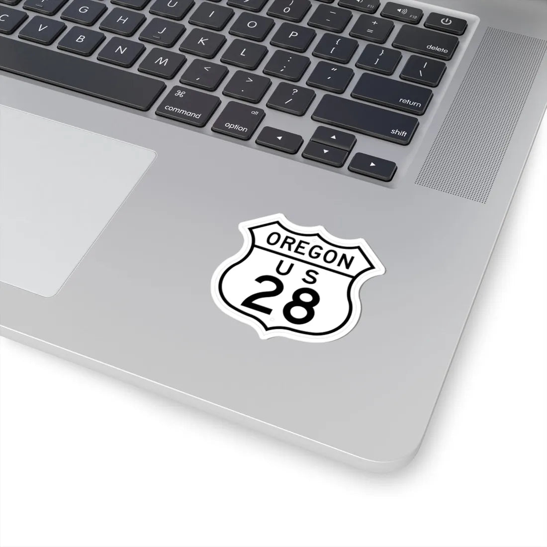 US 28 Oregon 1948 (Oregon) (Road Sign) STICKER Vinyl Kiss-Cut Decal - The Sticker Space