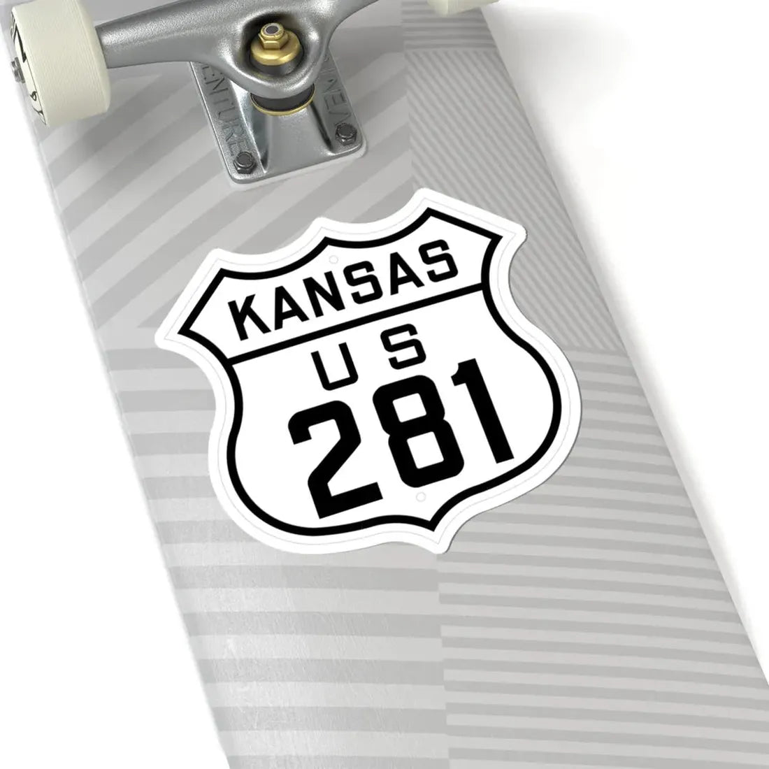 US 281 Kansas 1926 (Kansas) (Road Sign) STICKER Vinyl Kiss-Cut Decal - The Sticker Space