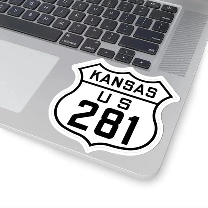 US 281 Kansas 1926 (Kansas) (Road Sign) STICKER Vinyl Kiss-Cut Decal - The Sticker Space