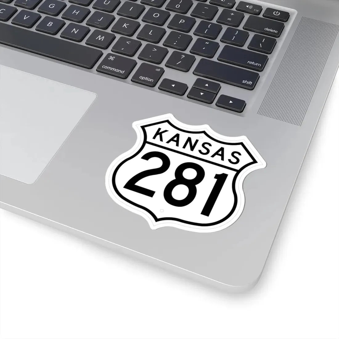 US 281 Kansas 1962 (Kansas) (Road Sign) STICKER Vinyl Kiss-Cut Decal - The Sticker Space