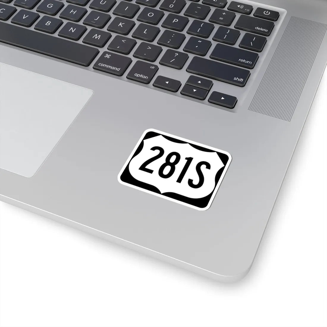 US 281S (North Dakota) (Road Sign) STICKER Vinyl Kiss-Cut Decal - The Sticker Space