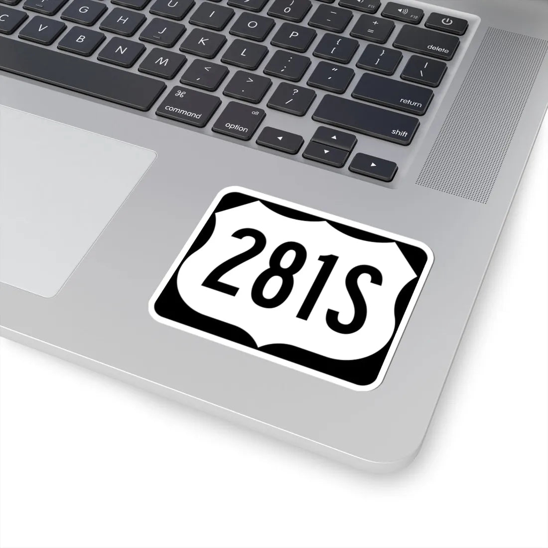 US 281S (North Dakota) (Road Sign) STICKER Vinyl Kiss-Cut Decal - The Sticker Space