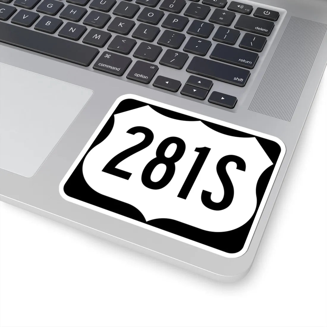 US 281S (North Dakota) (Road Sign) STICKER Vinyl Kiss-Cut Decal - The Sticker Space