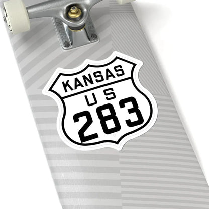 US 283 Kansas 1926 (Kansas) (Road Sign) STICKER Vinyl Kiss-Cut Decal - The Sticker Space
