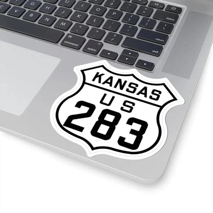 US 283 Kansas 1926 (Kansas) (Road Sign) STICKER Vinyl Kiss-Cut Decal - The Sticker Space