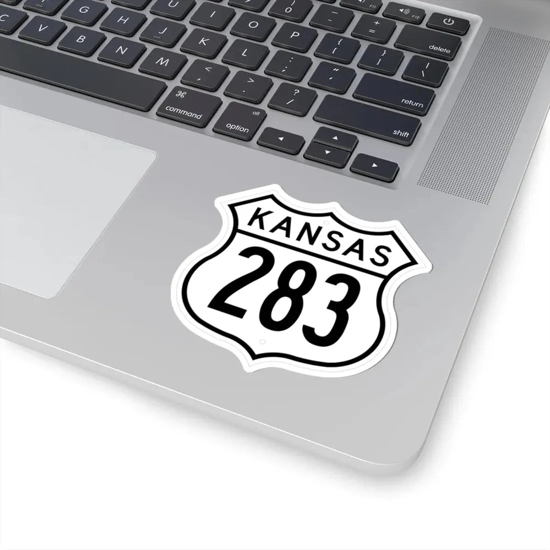 US 283 Kansas 1962 (Kansas) (Road Sign) STICKER Vinyl Kiss-Cut Decal - The Sticker Space