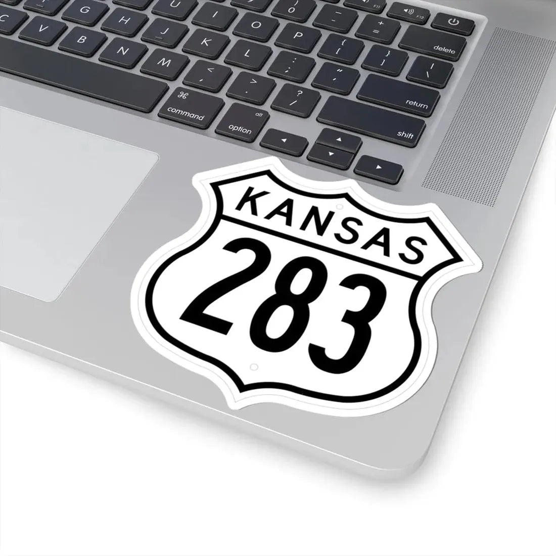 US 283 Kansas 1962 (Kansas) (Road Sign) STICKER Vinyl Kiss-Cut Decal - The Sticker Space