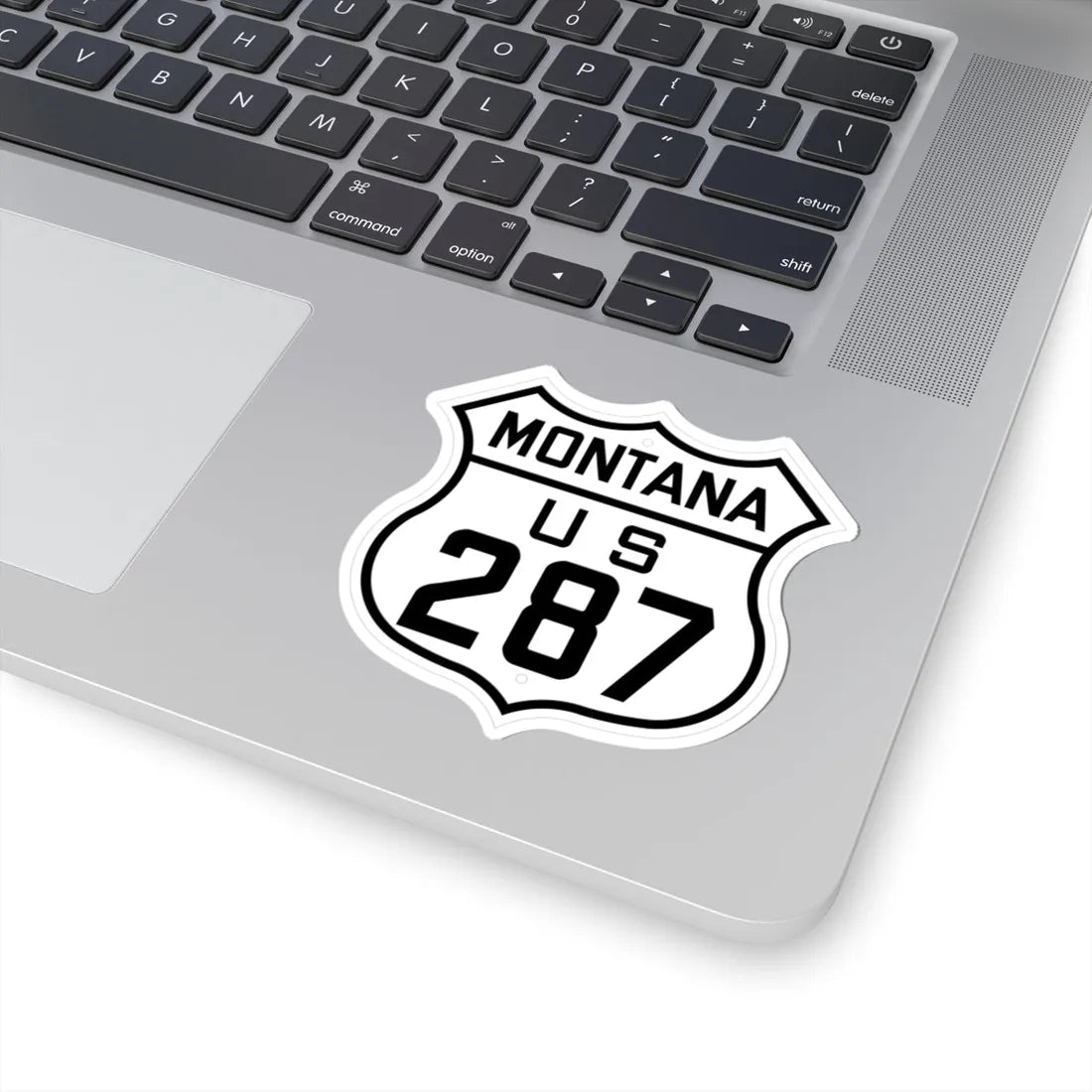 US 287 Montana 1926 (Montana) (Road Sign) STICKER Vinyl Kiss-Cut Decal - The Sticker Space