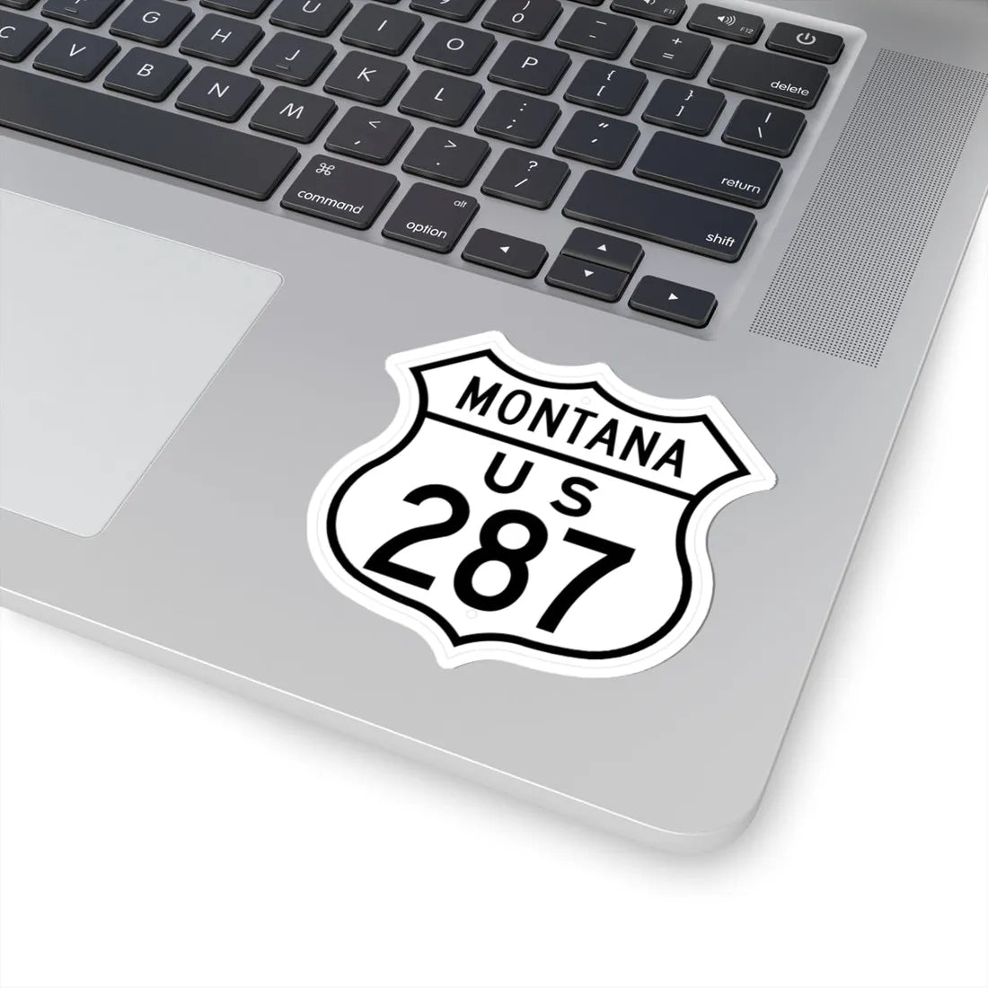 US 287 Montana 1948 (Montana) (Road Sign) STICKER Vinyl Kiss-Cut Decal - The Sticker Space