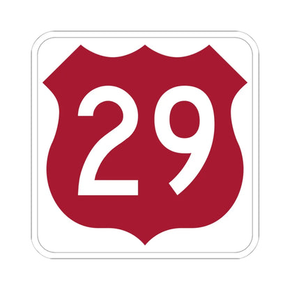 US 29 FL (Florida) (Road Sign) STICKER Vinyl Kiss-Cut Decal 6 Inch White - The Sticker Space