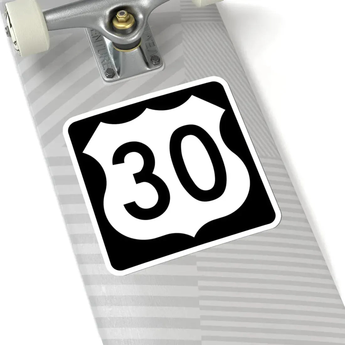 US 30 IA (Iowa) (Road Sign) STICKER Vinyl Kiss-Cut Decal - The Sticker Space