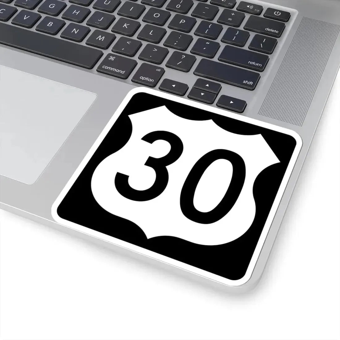 US 30 IA (Iowa) (Road Sign) STICKER Vinyl Kiss-Cut Decal - The Sticker Space