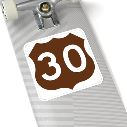 US 30 ID-Scenic (Idaho) (Road Sign) STICKER Vinyl Kiss-Cut Decal - The Sticker Space