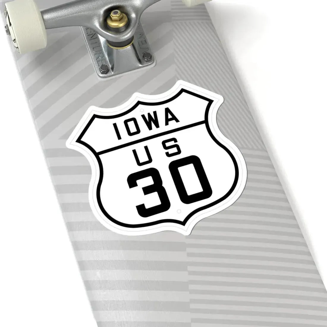US 30 Iowa 1926 (Iowa) (Road Sign) STICKER Vinyl Kiss-Cut Decal - The Sticker Space