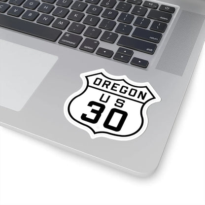 US 30 Oregon 1926 (Oregon) (Road Sign) STICKER Vinyl Kiss-Cut Decal - The Sticker Space