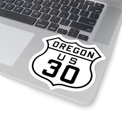 US 30 Oregon 1926 (Oregon) (Road Sign) STICKER Vinyl Kiss-Cut Decal - The Sticker Space