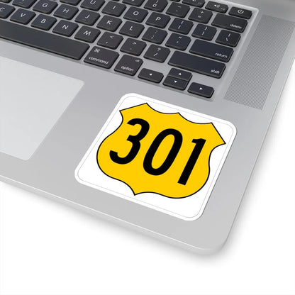 US 301 FL (Florida) (Road Sign) STICKER Vinyl Kiss-Cut Decal - The Sticker Space
