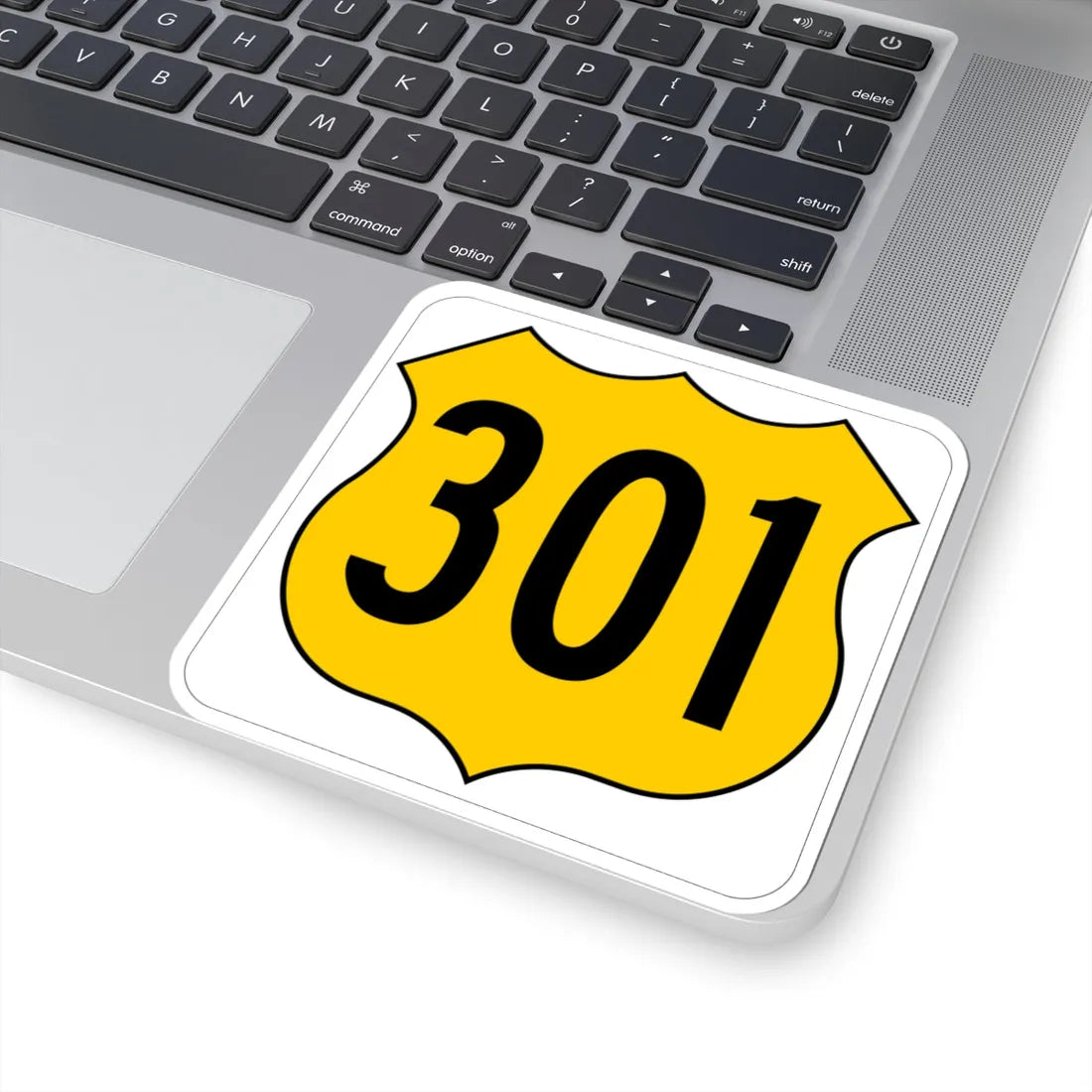 US 301 FL (Florida) (Road Sign) STICKER Vinyl Kiss-Cut Decal - The Sticker Space