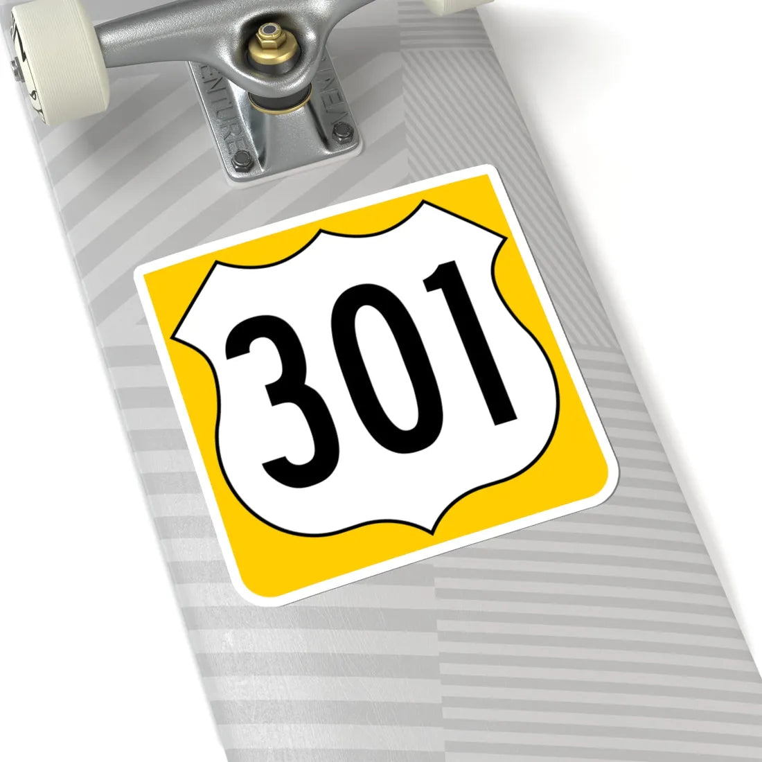 US 301 FL reversed (Florida) (Road Sign) STICKER Vinyl Kiss-Cut Decal - The Sticker Space
