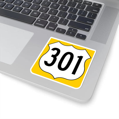 US 301 FL reversed (Florida) (Road Sign) STICKER Vinyl Kiss-Cut Decal - The Sticker Space