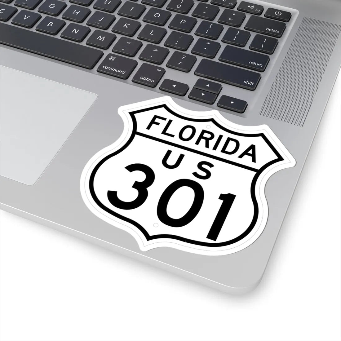 US 301 Florida 1948 (Florida) (Road Sign) STICKER Vinyl Kiss-Cut Decal - The Sticker Space