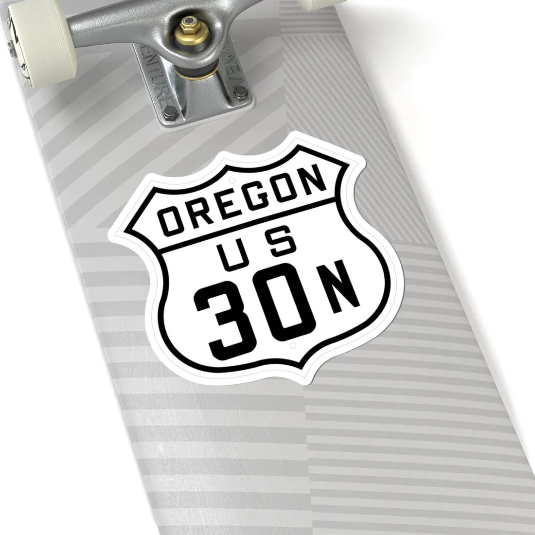US 30N Oregon 1926 (Oregon) (Road Sign) STICKER Vinyl Kiss-Cut Decal - The Sticker Space