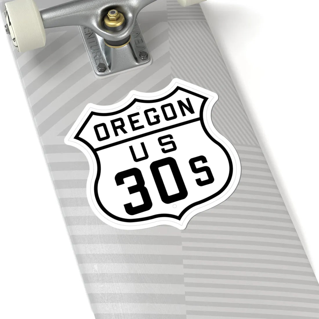 US 30S Oregon 1926 (Oregon) (Road Sign) STICKER Vinyl Kiss-Cut Decal - The Sticker Space