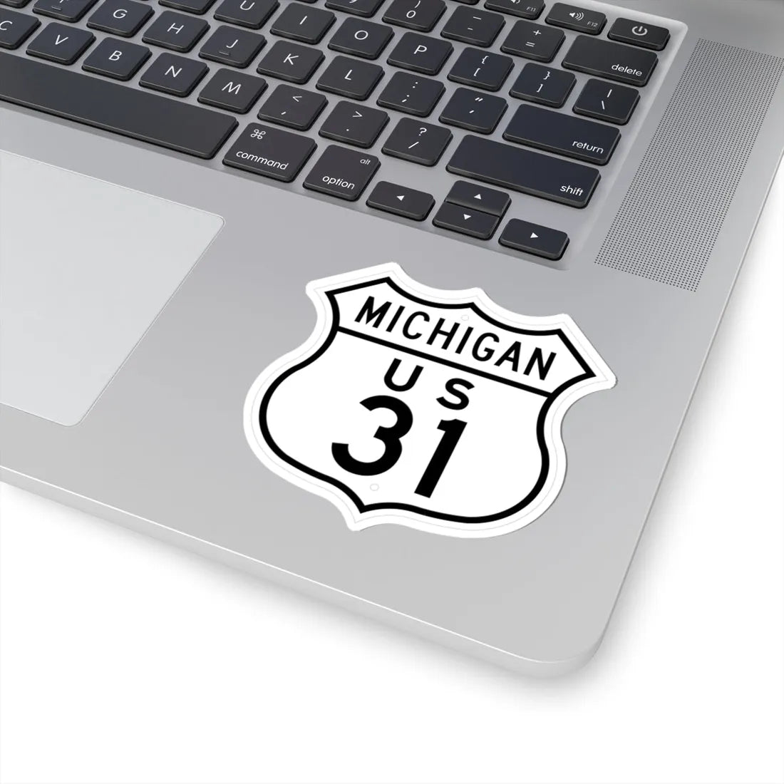 US 31 Michigan 1948 (Michigan) (Road Sign) STICKER Vinyl Kiss-Cut Decal - The Sticker Space