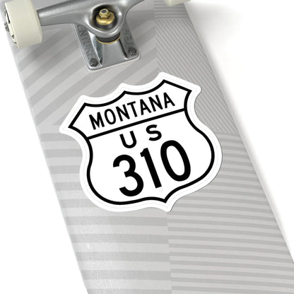 US 310 Montana 1948 (Montana) (Road Sign) STICKER Vinyl Kiss-Cut Decal - The Sticker Space