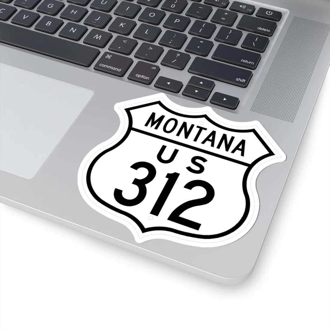 US 312 Montana 1948 (Montana) (Road Sign) STICKER Vinyl Kiss-Cut Decal - The Sticker Space