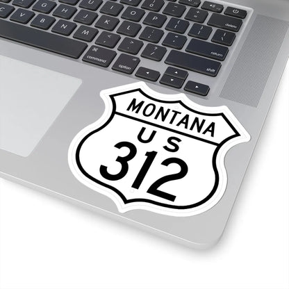US 312 Montana 1948 (Montana) (Road Sign) STICKER Vinyl Kiss-Cut Decal - The Sticker Space