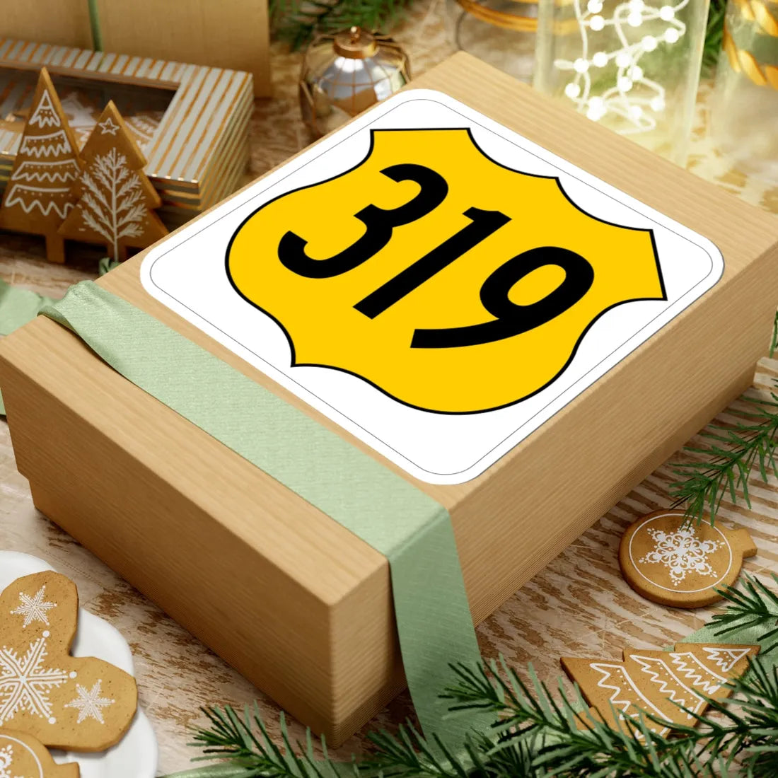 US 319 FL (Florida) (Road Sign) STICKER Vinyl Kiss-Cut Decal - The Sticker Space