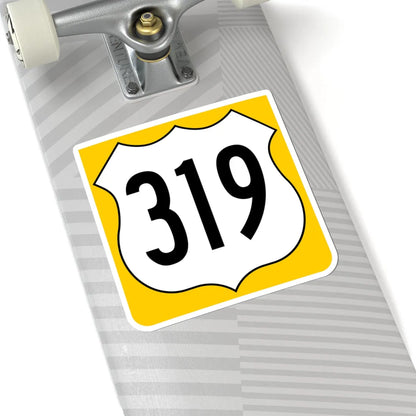 US 319 FL reversed (Florida) (Road Sign) STICKER Vinyl Kiss-Cut Decal - The Sticker Space