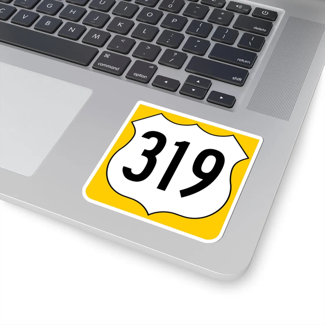 US 319 FL reversed (Florida) (Road Sign) STICKER Vinyl Kiss-Cut Decal - The Sticker Space