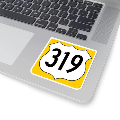 US 319 FL reversed (Florida) (Road Sign) STICKER Vinyl Kiss-Cut Decal - The Sticker Space