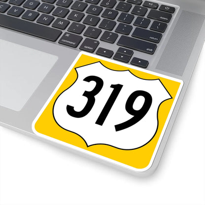 US 319 FL reversed (Florida) (Road Sign) STICKER Vinyl Kiss-Cut Decal - The Sticker Space