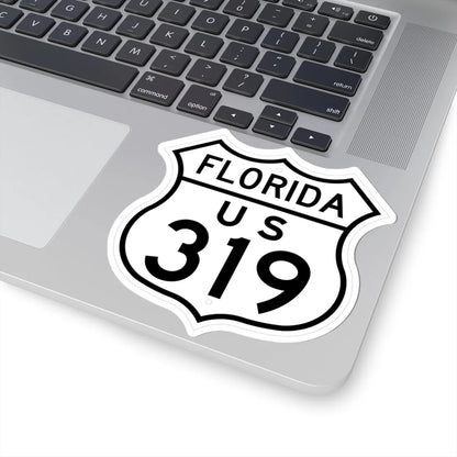 US 319 Florida 1948 (Florida) (Road Sign) STICKER Vinyl Kiss-Cut Decal - The Sticker Space