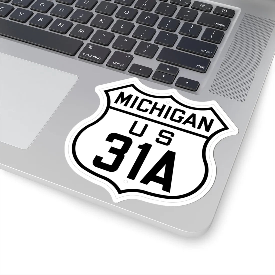 US 31A Michigan 1926 (Michigan) (Road Sign) STICKER Vinyl Kiss-Cut Decal - The Sticker Space