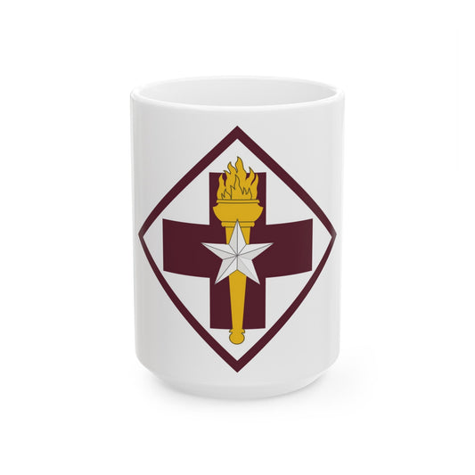 US 32nd Medical Brigade SSI (U.S. Army) White Coffee Mug-15oz-The Sticker Space