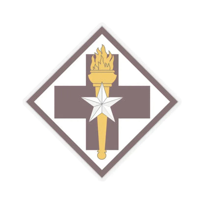 US 32nd Medical Brigade SSI (U.S. Army) STICKER Vinyl Kiss-Cut Decal 2 Inch Transparent - The Sticker Space