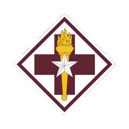US 32nd Medical Brigade SSI (U.S. Army) STICKER Vinyl Kiss-Cut Decal 6 Inch White - The Sticker Space